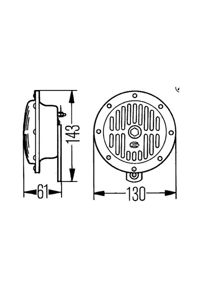 HELLA KORNA 12V 310-380 HZ SUPERTON SET