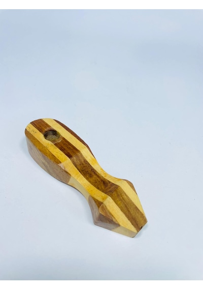 Ahşap Bambu Minik Ceplik Pipo //10cm