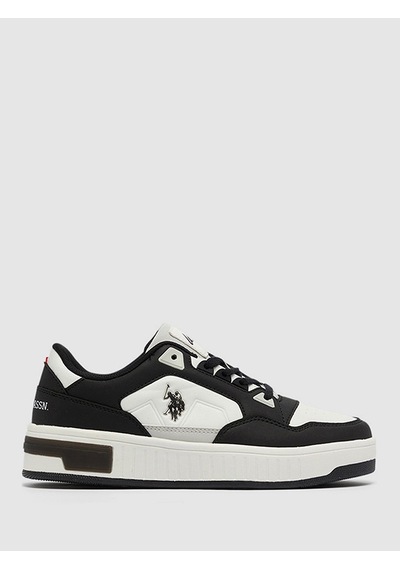U.s. Polo Assn. Cypher Beyaz Kadın Sneaker Günlük Ayakkabı Beyaz-siyah