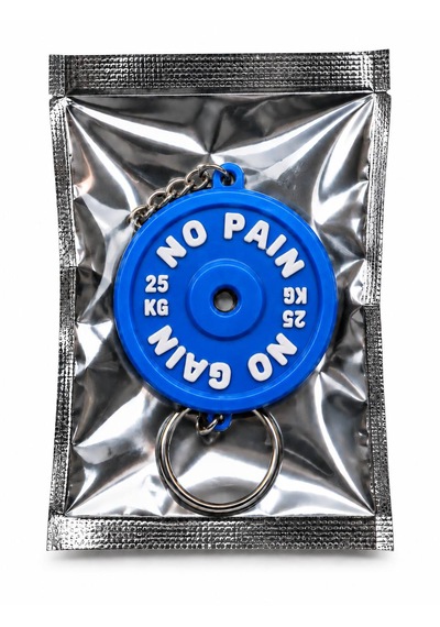 25kg Ağırlık Plakası Anahtarlık - No Paın No Gaın Mavi
