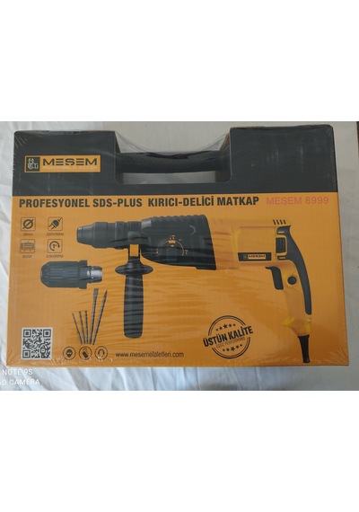 Meşem 8999 Profesyonel SDS Plus 800 W Kırıcı Delici Matkap