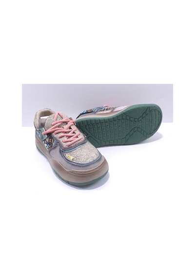 Guja 25k328 Kadın Sneaker Kalın Taban Spor Ayakkabı Bej Siyah