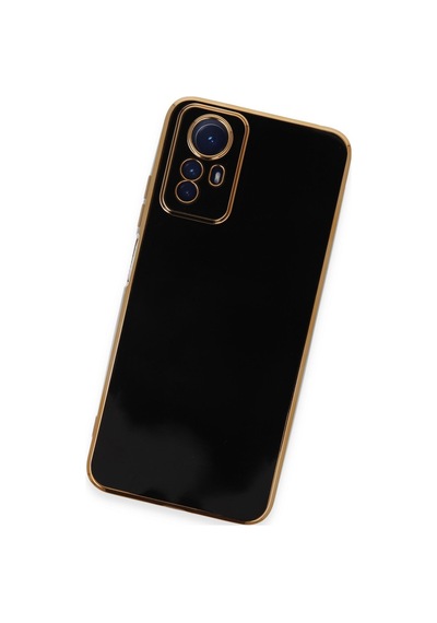 Note 12s Kılıf Volet Silikon - Siyah