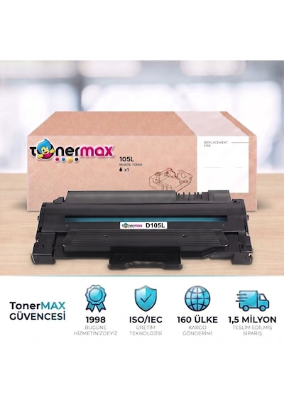 Samsung Xpress Ml-2525 Muadil Toner Çipli Mlt-d105l 4'lü 2.500 Sayfa