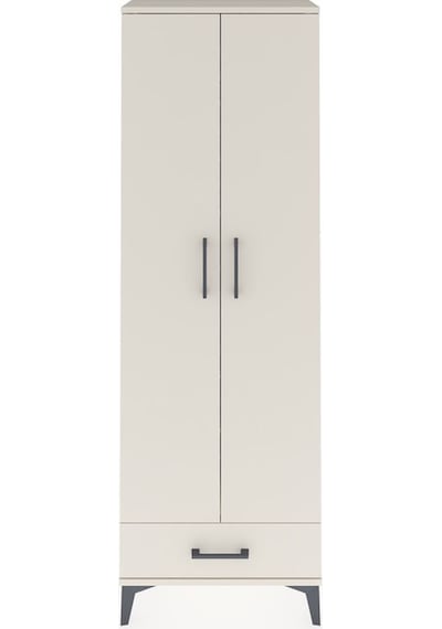 Arges Dolap 2 Raflı Tek Çekmeceli Tek Askılı 60x30x182 Aytaşı... Aytaşı