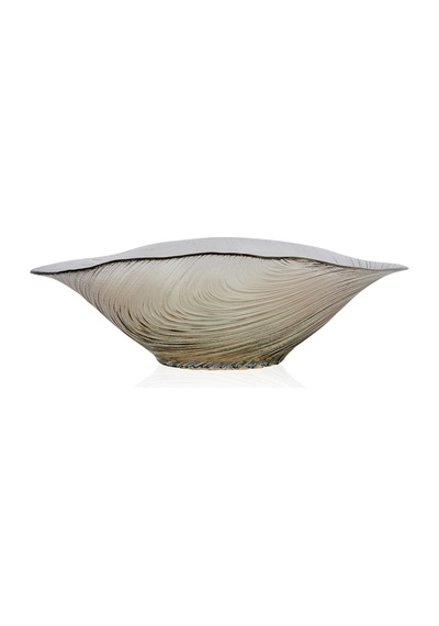 Angg Design Elisya Büyük Servis Kasesi - Füme Renkli