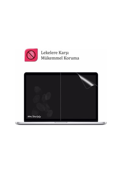 Macbook Air 15.3 İnç M2 M3 M4 Uyumlu Parlak Anti Scratch Ekran Koruyucu Retina Net Goruntu Cam