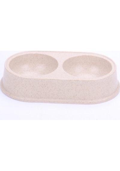 Bobo Bamboo BO-3031Z İkili Köpek Mama ve Su Kabı 2 x 440 ML