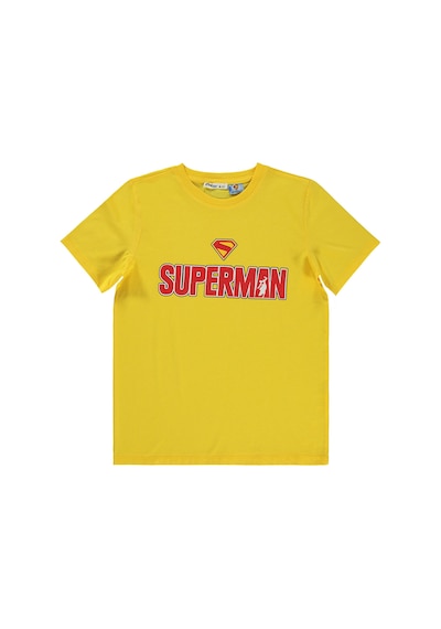 Süperman Erkek Çocuk Tişört 10-13 Yaş Sarı SARI