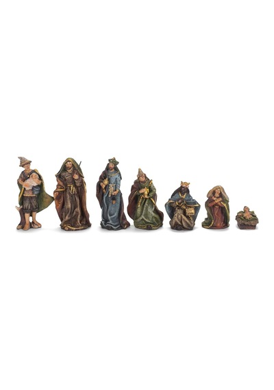 Kurt S. Adler Kurt Adler 9,5 Cm Reçine, 7 Parça Doğum Seti, Noel İçin Çoklu 1