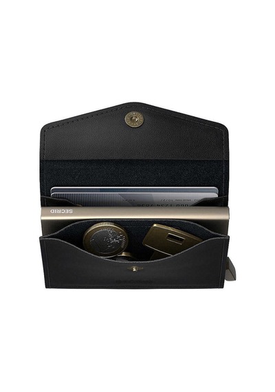 Secrid Envelope Wallet Original Kartlık Cüzdan, Siyah Çok Renkli