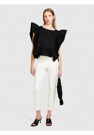 Sisley Trousers Kadın Krem Pantolon - 324p4gv3l5ah6