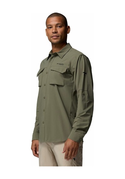 Columbia Silver Ridge Elite Woven Erkek Uzun Kollu Gömlek-9305 Yeşil