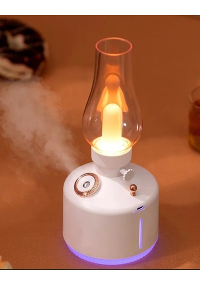 Nostaljik Gaz Lambası Tasarımlı Ultrasonik Difüzör Aromaterapi Nemlendirici Hava Nemlendirici