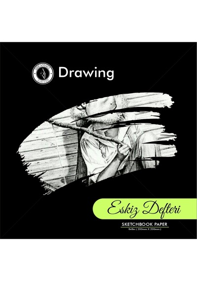 Dreamart Galery Eskiz Çizim Defteri Sert Kapak 20x20 Cm 50 Yaprak Spiralli