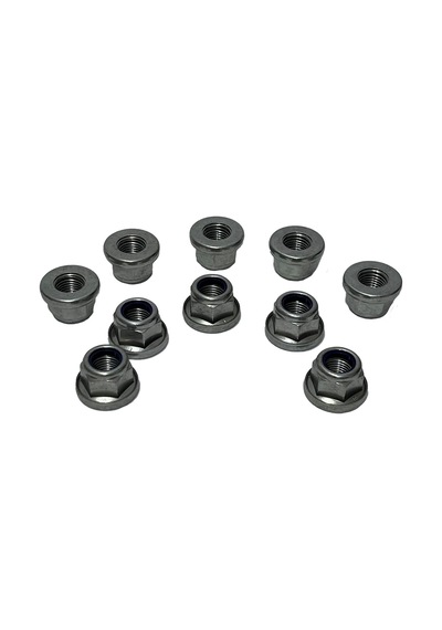 M13 Naylon Uçlu Altıgen Kilit Somunu 10 Adet 0.2 MM