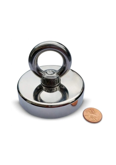 Magnet Fishing Halatlı Neodyum Pot Mıknatıs Seti, 60mm Çapında Kancalı Mıknatıs Balıkçılığı
