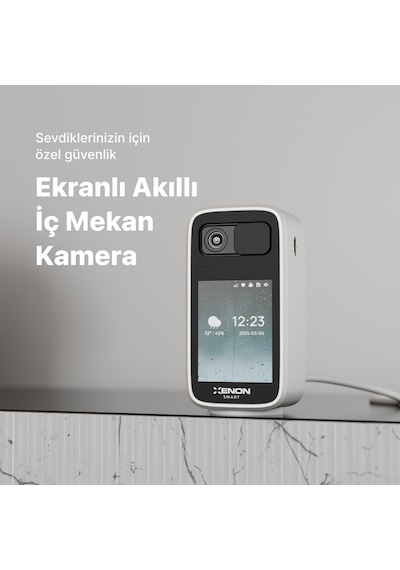 Ekranlı Akıllı İkili İç Mekan Güvenlik Kamera Seti Yaşlı Ve Çocuk Takibi İçin Kameradan Kameraya Konuşmalı, 2k Qhd 4mp, Gece Görüşlü, Sesli Görüntül