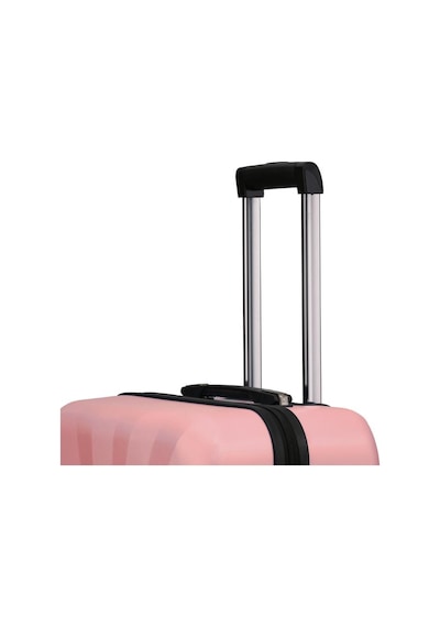 Orta Boy %100 Polikarbon Valiz 4x2 Teker Rose 1809 Rose