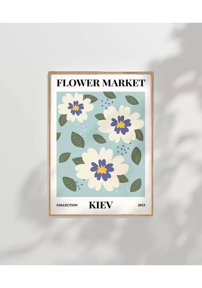 Çerçevesiz Poster Doğanın Kiev'deki Zarafeti