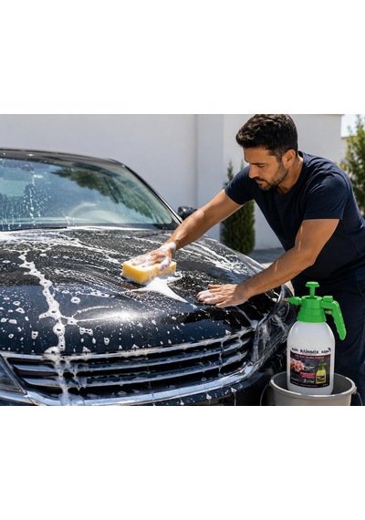 Lexroo Raın 2 Litre Basınçlı El Pompalı Püskürtücü, Ayarlanabilir Uçlu Otomatik Sulama Spreyi, Çiçek