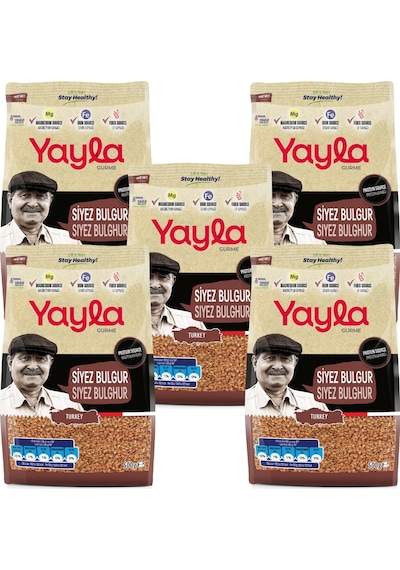 Yayla Gurme Siyez Bulgur 500 Gr X5
