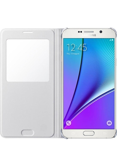 Samsung Uyumlu Galaxy Note 5 S-View Cover Kilif Beyaz - Ef-Cn920Pwegtr 505044859