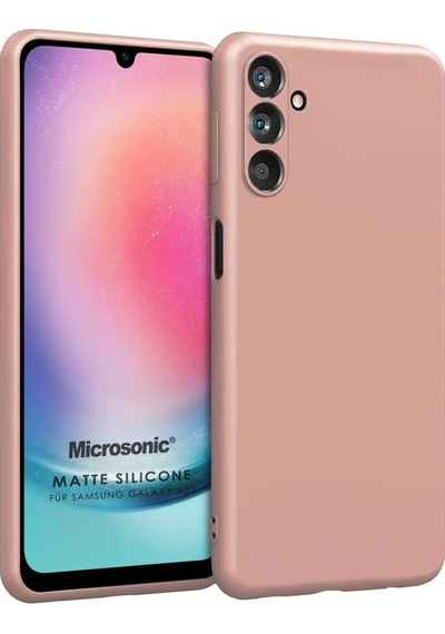 Microsonic Matte Silicone Samsung Galaxy Uyumlu A15 Kılıf