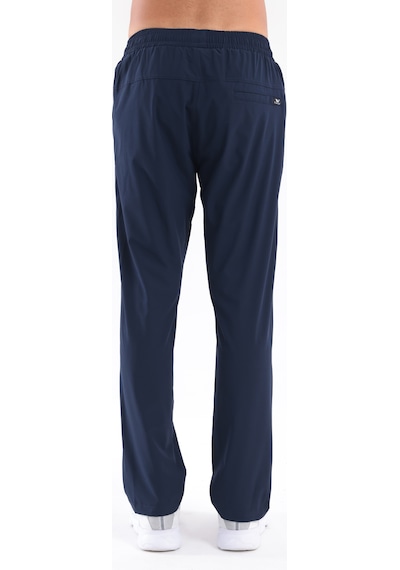 Rowinger B-stretch Kumaş Fermuarlı Cepli Düz Paça Erkek Spor Eşofman Altı Blue