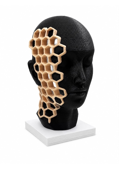 Yaşam Hücreleri 18cm Dekoratif Biblo 3d Baskı 15cm
