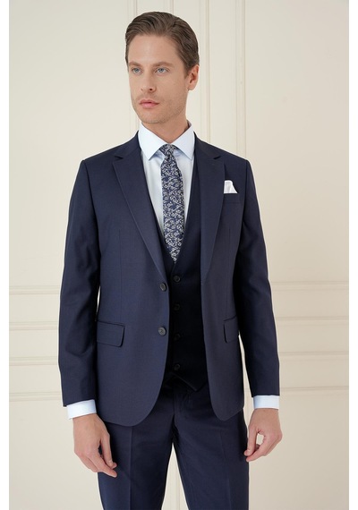 Efor Tk 908 Slim Fit Lacivert Spor Takım Elbise Lacivert