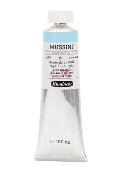 Schmincke Mussini Artist Yağlı Boya 150 ML Seri 2 485 Royal Blue Light