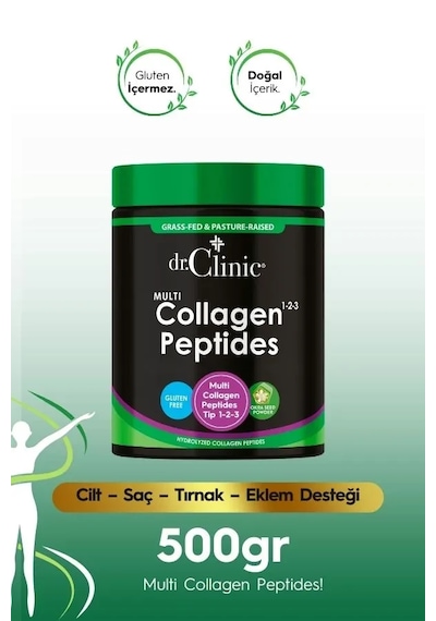 Dr. Clinic Saf Multi Collagen Peptides Tip 1-2-3 500 Gr