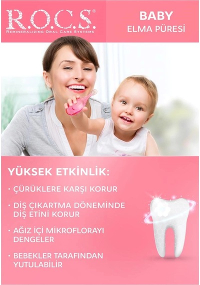 R.o.c.s. Baby 0-3 Yaş Elma Püresi Diş Macunu 35ml