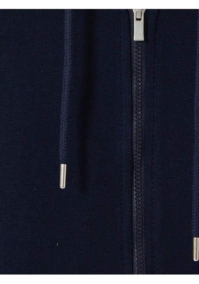 Lcwaıkıkı Classic Lacivert Kapüşonlu Erkek Fermuarlı Sweatshirt