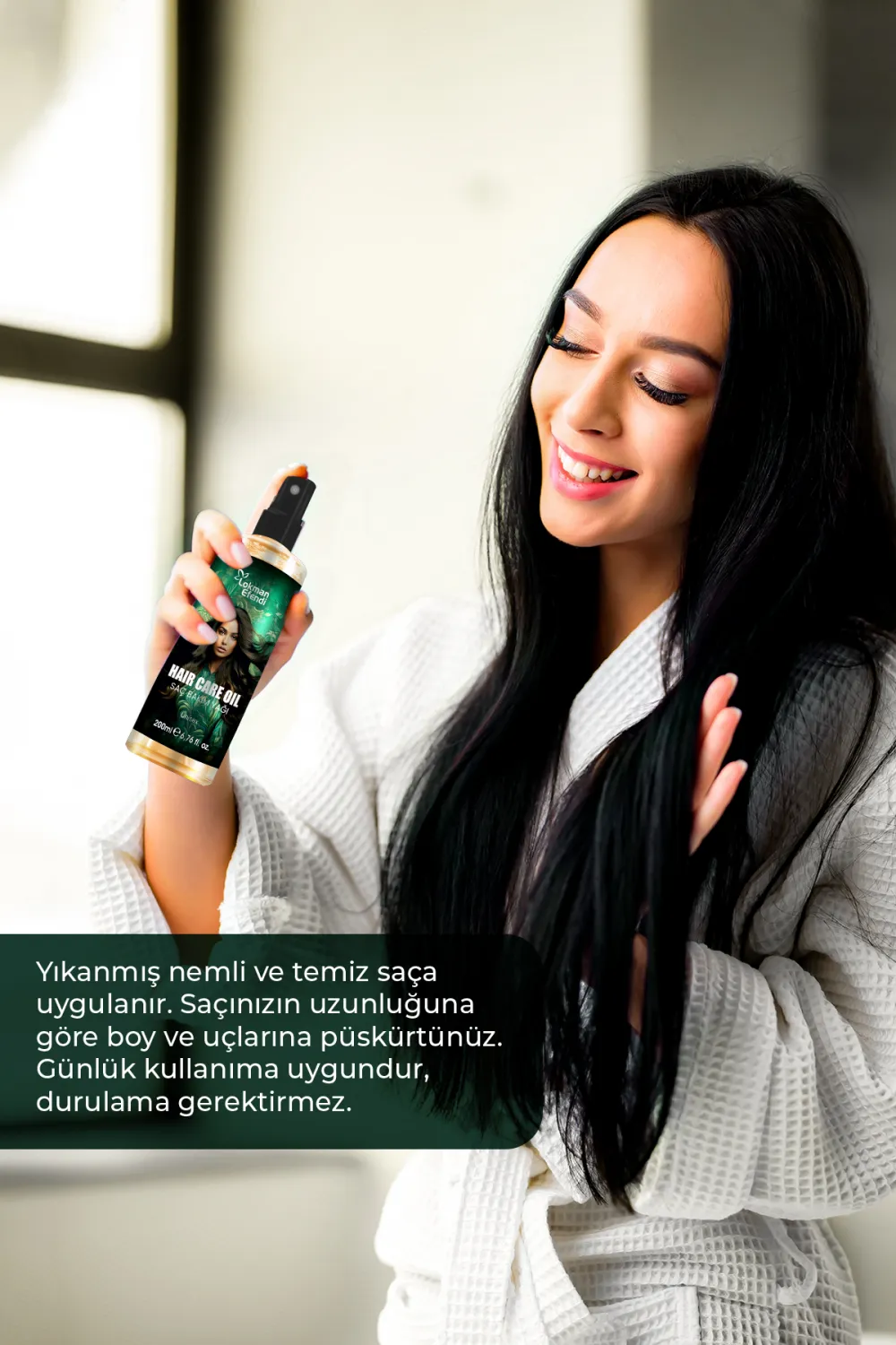 Lokman Efendi Saç Bakım Yağı 200 Ml