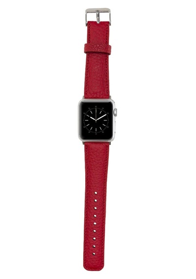 Bloominband Rouge Red Deri  Apple Watch Uyumlu Kordonu-40/41/42mm