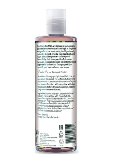Faith in Nature %99 Doğal Şampuan Lavanta & Sardunya Normal & Kuruya Dönük Saçlar İçin 400 ML