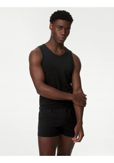 Marks & Spencer 3'lü Cool&fresh Atlet Seti T14004502ı Siyah