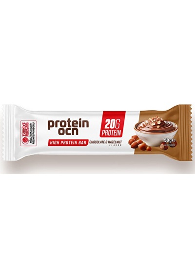 Protein Bar - Chocolate & Hazelnut - 50g X 12 Adet