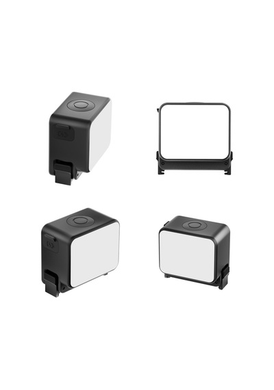Ulanzi Lm24 Osmo Action Serisi Ve Nano Uyumlu Manyetik Quick Release Mini Led Dolgu Işığı - L298 Siyah