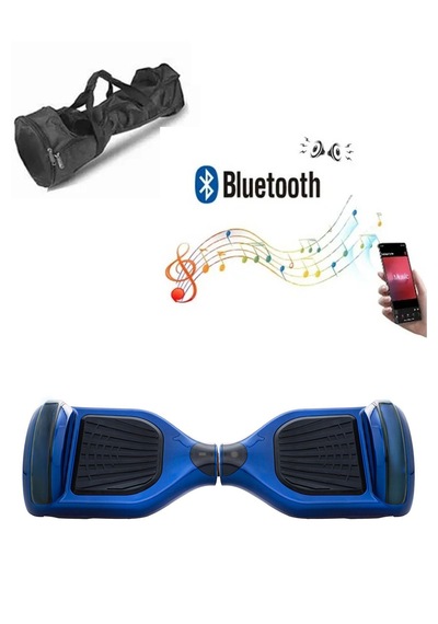 Citymate Hoverboard Elektrikli Kaykay Bluetooth Çantalı 6.5 Mavi