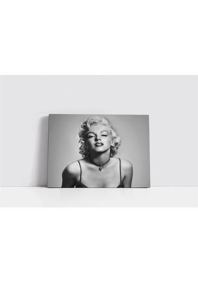 Siyah Beyaz Marilyn Monroe Kanvas Tablo-154325