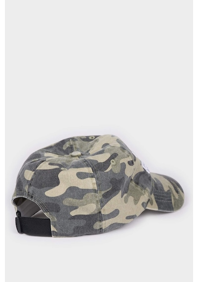Defacto Erkek Desenli Pamuklu Cap Şapka G0876ax26smkh328 Haki-kh328