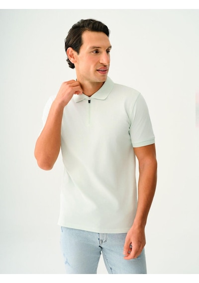 Loft Lf2035129 Ss Erkek Polo T-shirt Mınt Green