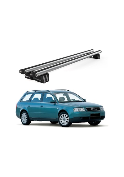 Pençe Audi A6 Avant 1998-2004 Uyumlu Gri Ara Atkı Port Bagaj Tavan Barı