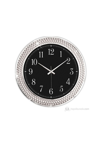 Time Gold Salon Ofis Duvar Saati Plastik 34 Cm Altın