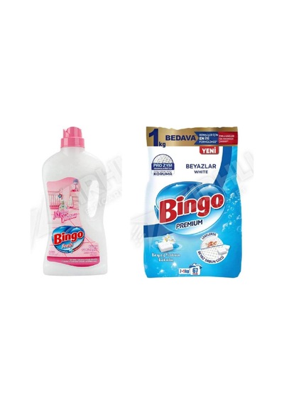 Bingo Yüzey Tem. Fresh 2.5 Lt + Beyazlar İçin Toz 8 Kg 2'li Set Diğer