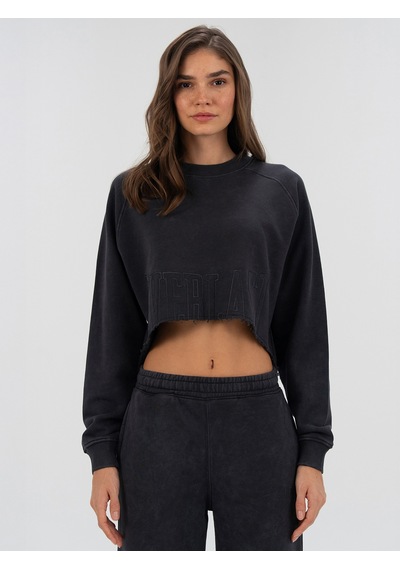 Everlast Cool Relax Wmn Antrasit Kadın Crop Sweatshirt Antrasit