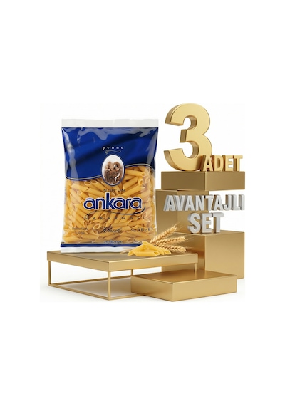 Ankara Kalem Makarna 3x500 Gr